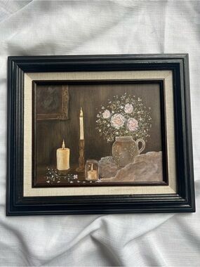 “The Romantic Hour” acrylic painting